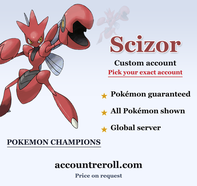 Scizor Pokemon Champions Custom Account