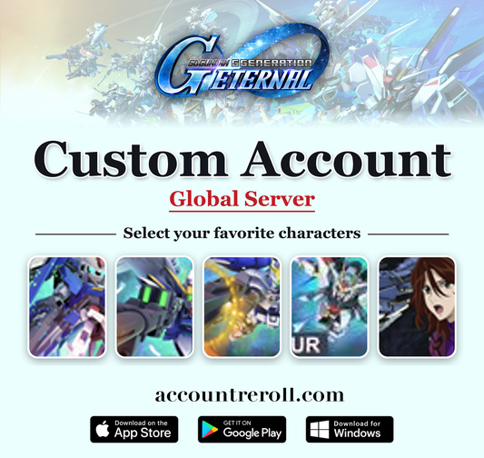 SD Gundam G Generation Eternal Custom Account