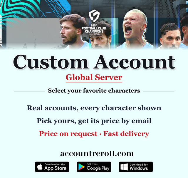 SEGA Football Club Champions Custom Account