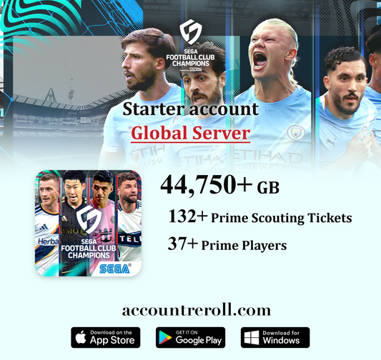 SEGA Football Club Champions Starter Account with GB [Global]