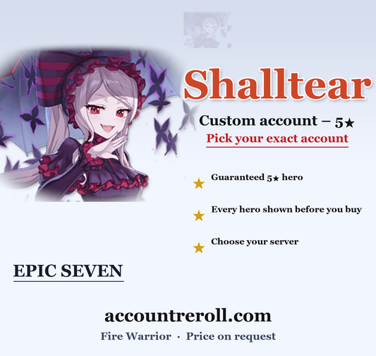 Shalltear Epic Seven Custom Account