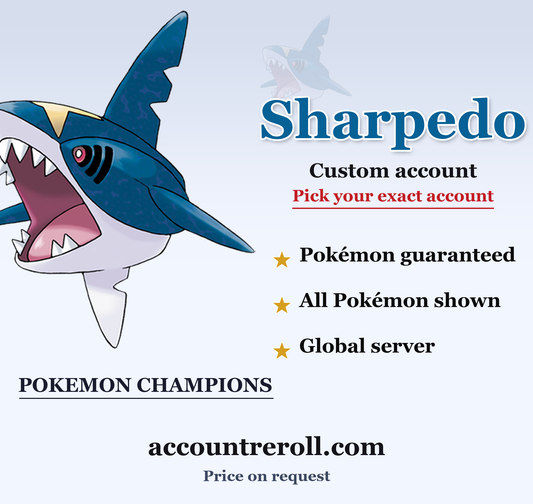 Sharpedo Pokemon Champions Custom Account