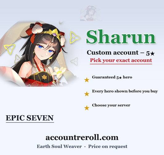 Sharun Epic Seven Custom Account