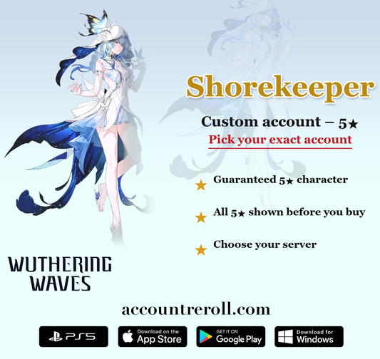 Shorekeeper Wuthering Waves Custom Account