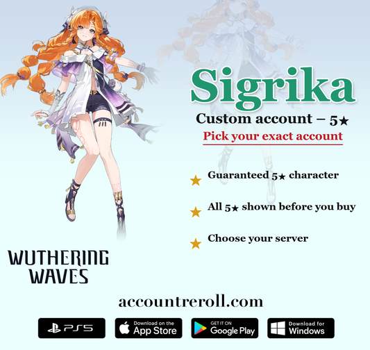 Sigrika Wuthering Waves Custom Account