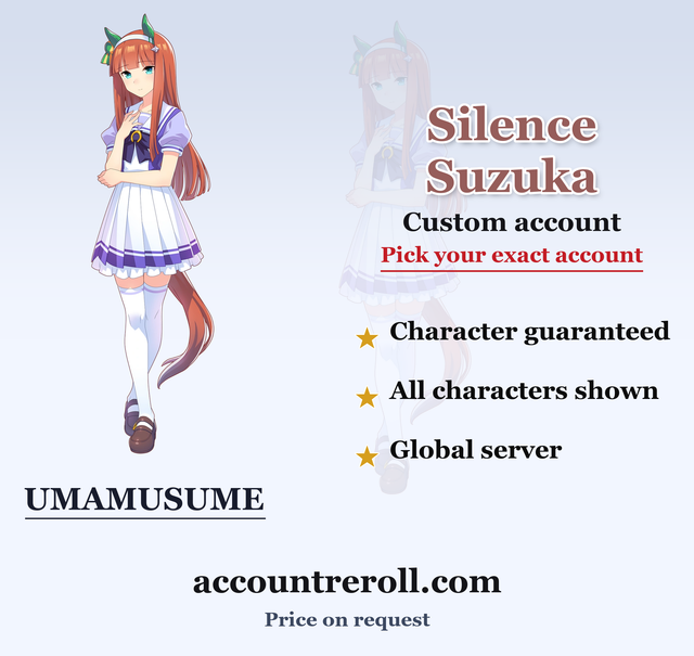 Silence Suzuka Umamusume Custom Account