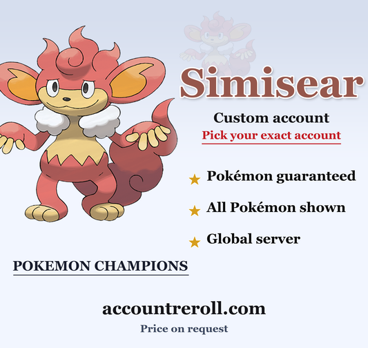 Simisear Pokemon Champions Custom Account