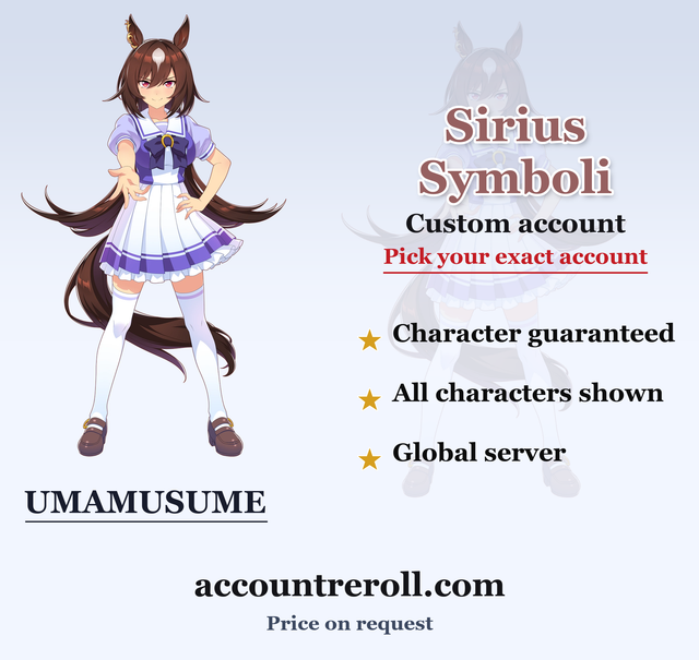 Sirius Symboli Umamusume Custom Account