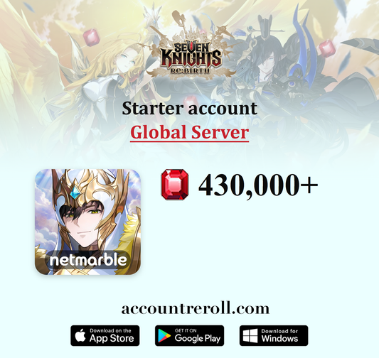 Seven Knights Re:BIRTH Starter Account with Legendary Heroes [Global]