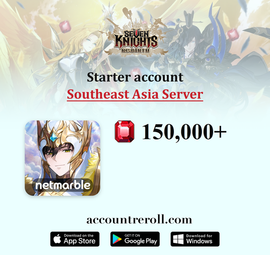 Seven Knights Re:BIRTH Starter Account with Legendary Heroes [Southeast Asia]
