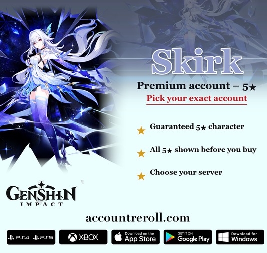 Skirk Genshin Impact Premium Custom Account