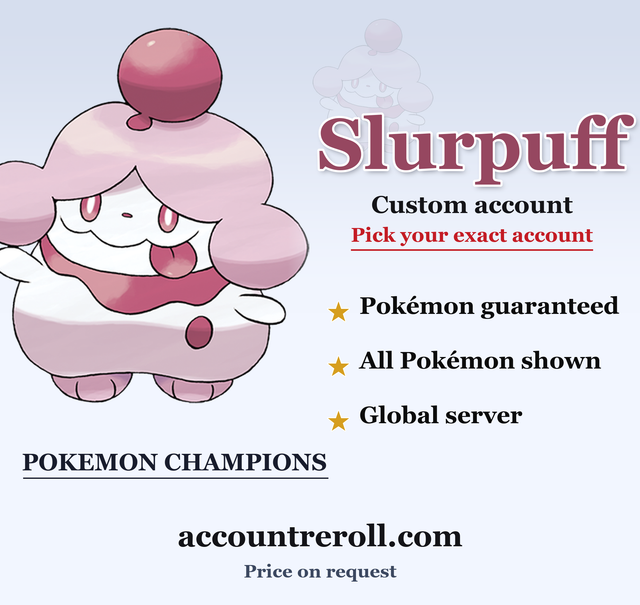Slurpuff Pokemon Champions Custom Account