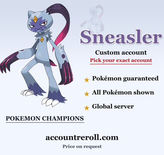 Sneasler Pokemon Champions Custom Account