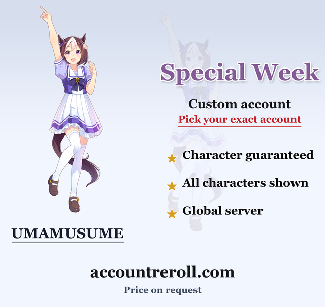 Special Week Umamusume Custom Account