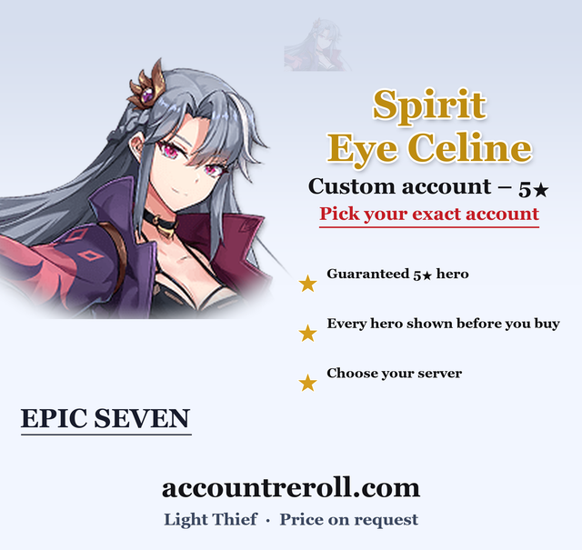 Spirit Eye Celine Epic Seven Custom Account