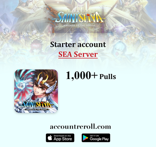 Saint Seiya Awakening Starter Account with Diamonds [SEA]