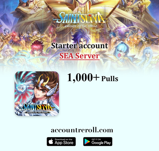 Saint Seiya Awakening Starter Account with Diamonds [SEA]