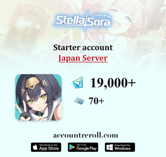 Stella Sora Starter Account with Stellanite Dust [Japan]