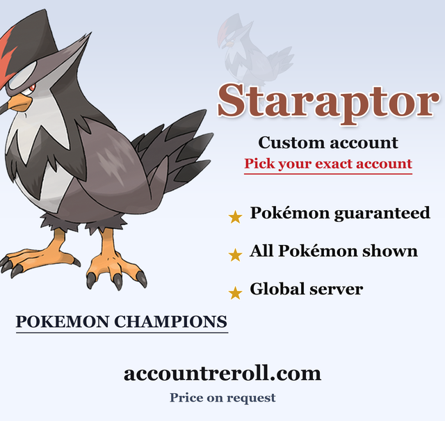 Staraptor Pokemon Champions Custom Account