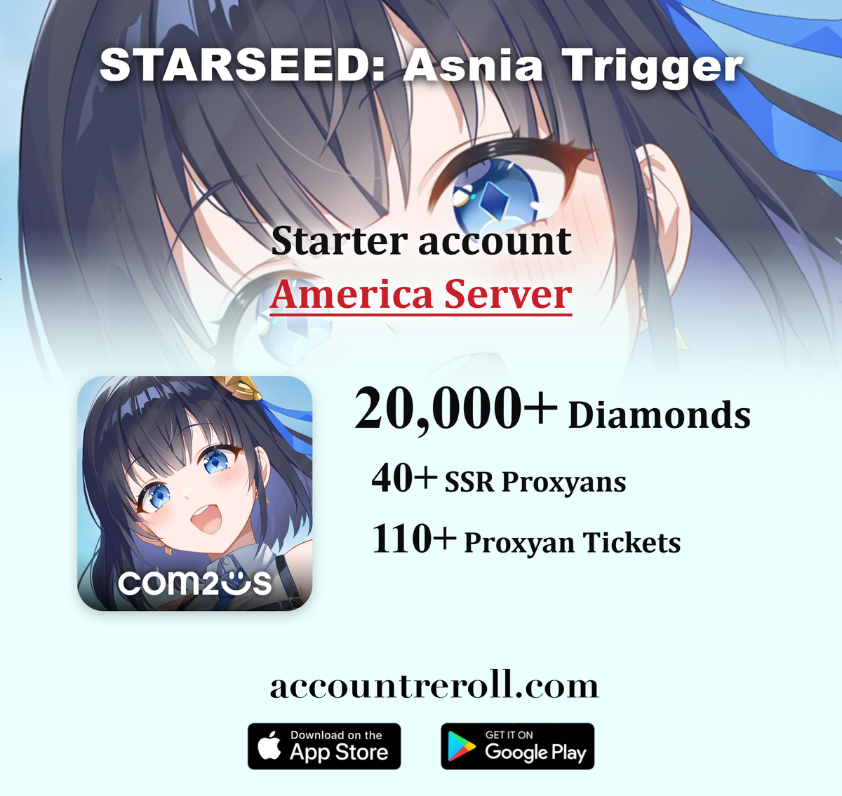 STARSEED: Asnia Trigger Starter Account [America]