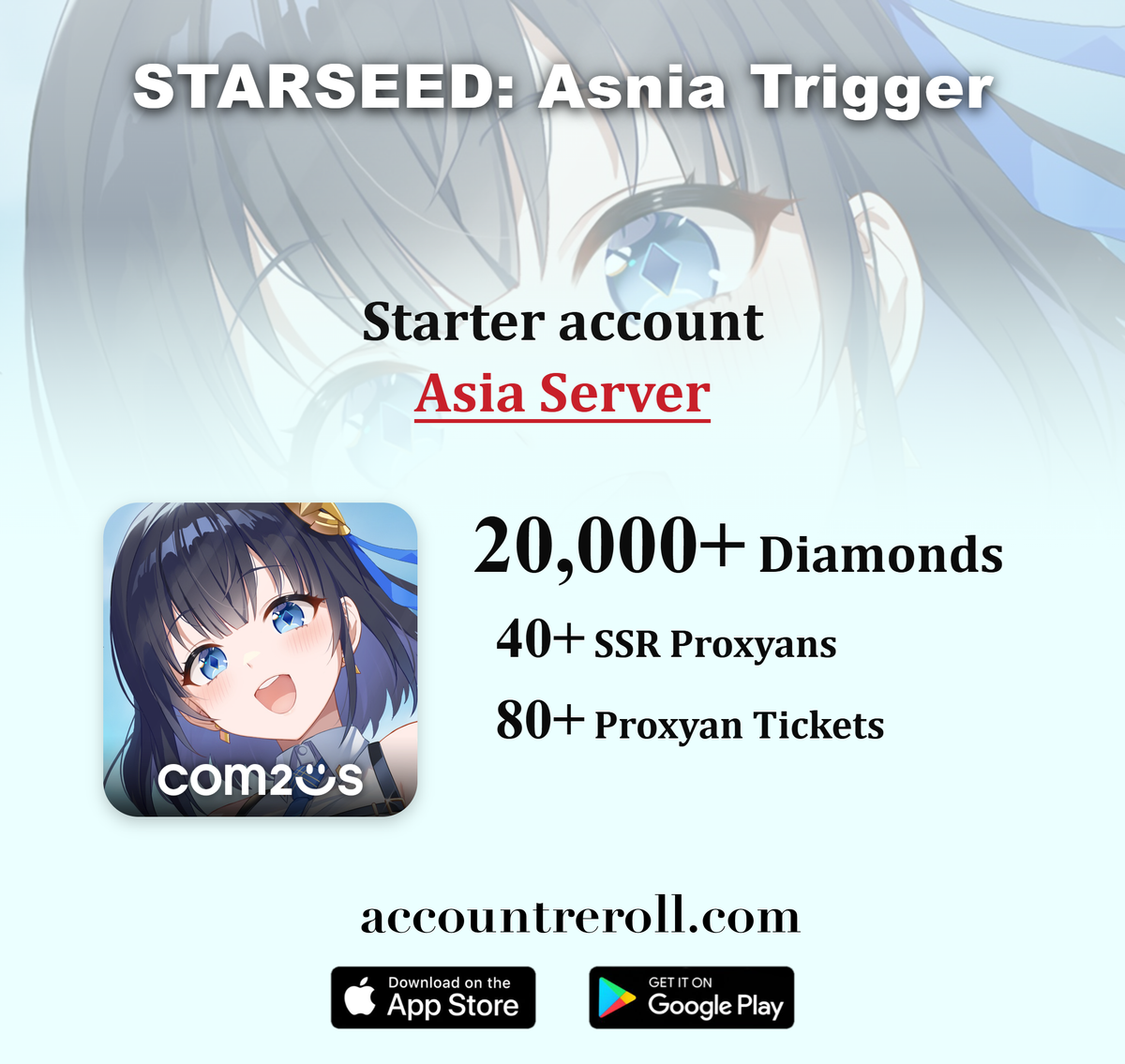 STARSEED: Asnia Trigger Starter Account [Asia]