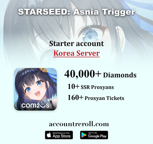 STARSEED: Asnia Trigger Starter Account [Korea]