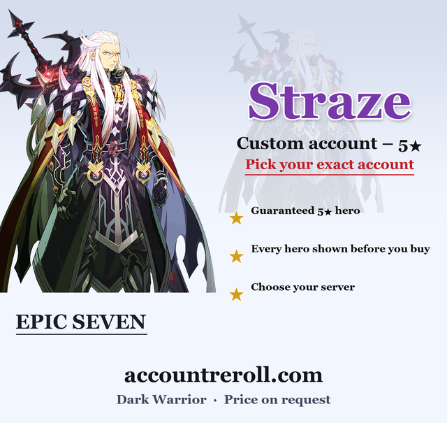 Straze Epic Seven Custom Account