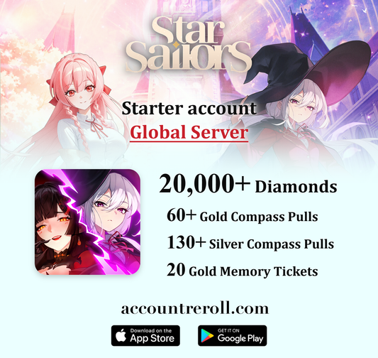 Star Sailors Starter Account with Heidi & Diamonds [Global]