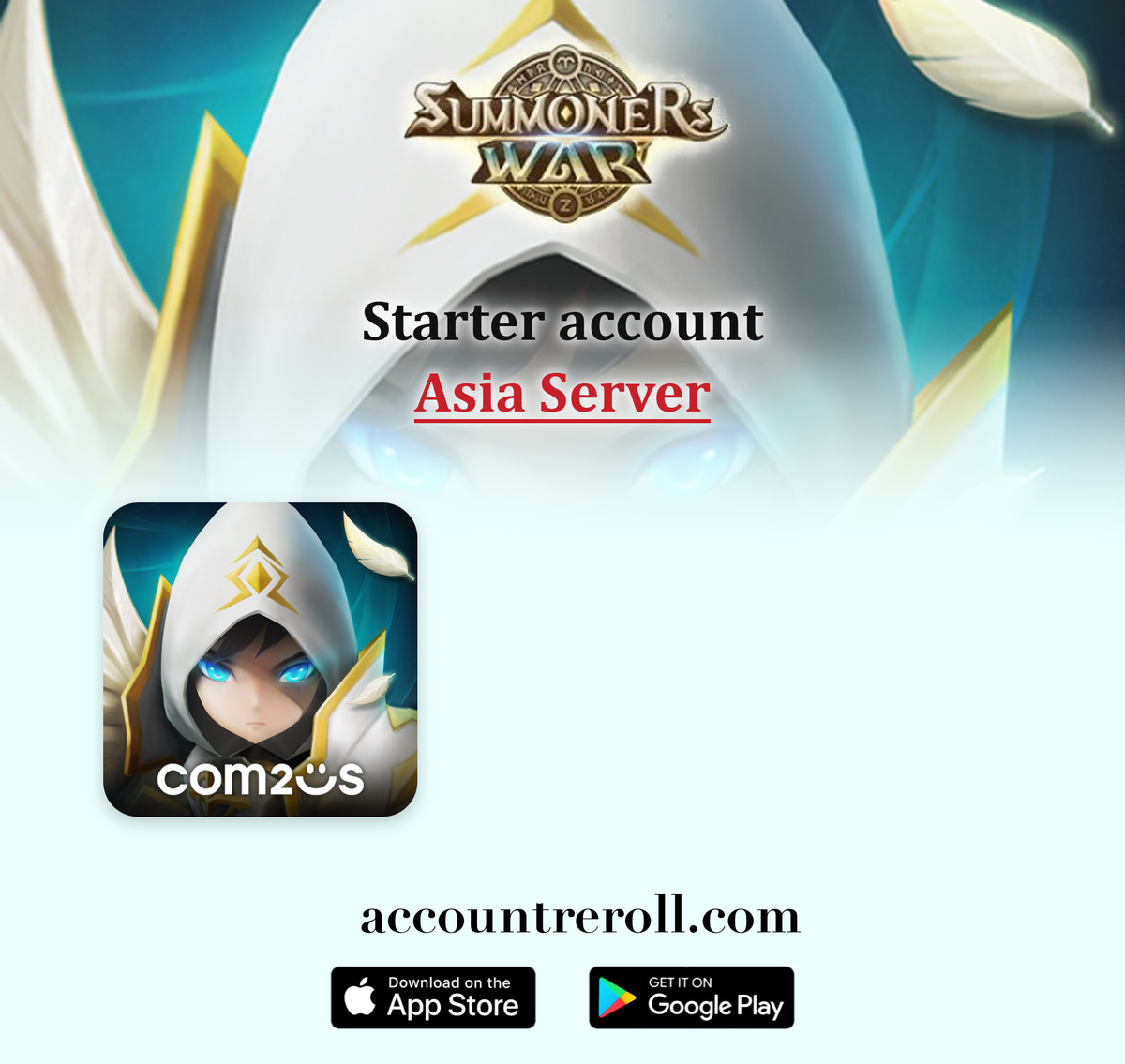 Summoners War: Sky Arena Starter Account with Dark Monster [Asia]