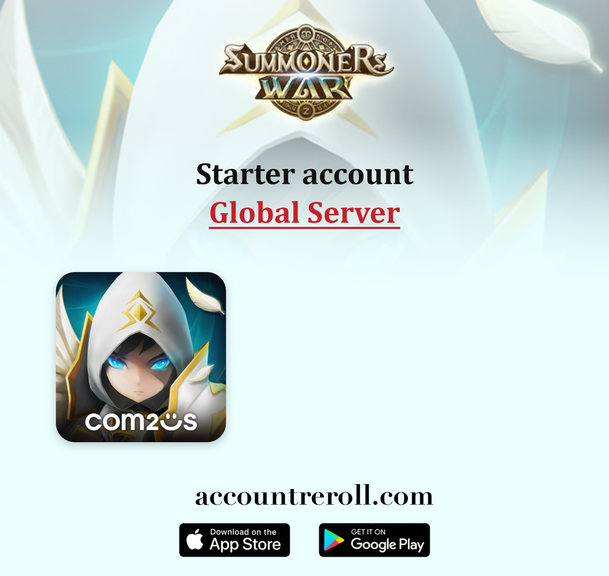 Summoners War: Sky Arena Starter Account with Light Monster [Global]