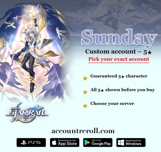 Sunday Honkai Star Rail Custom Account