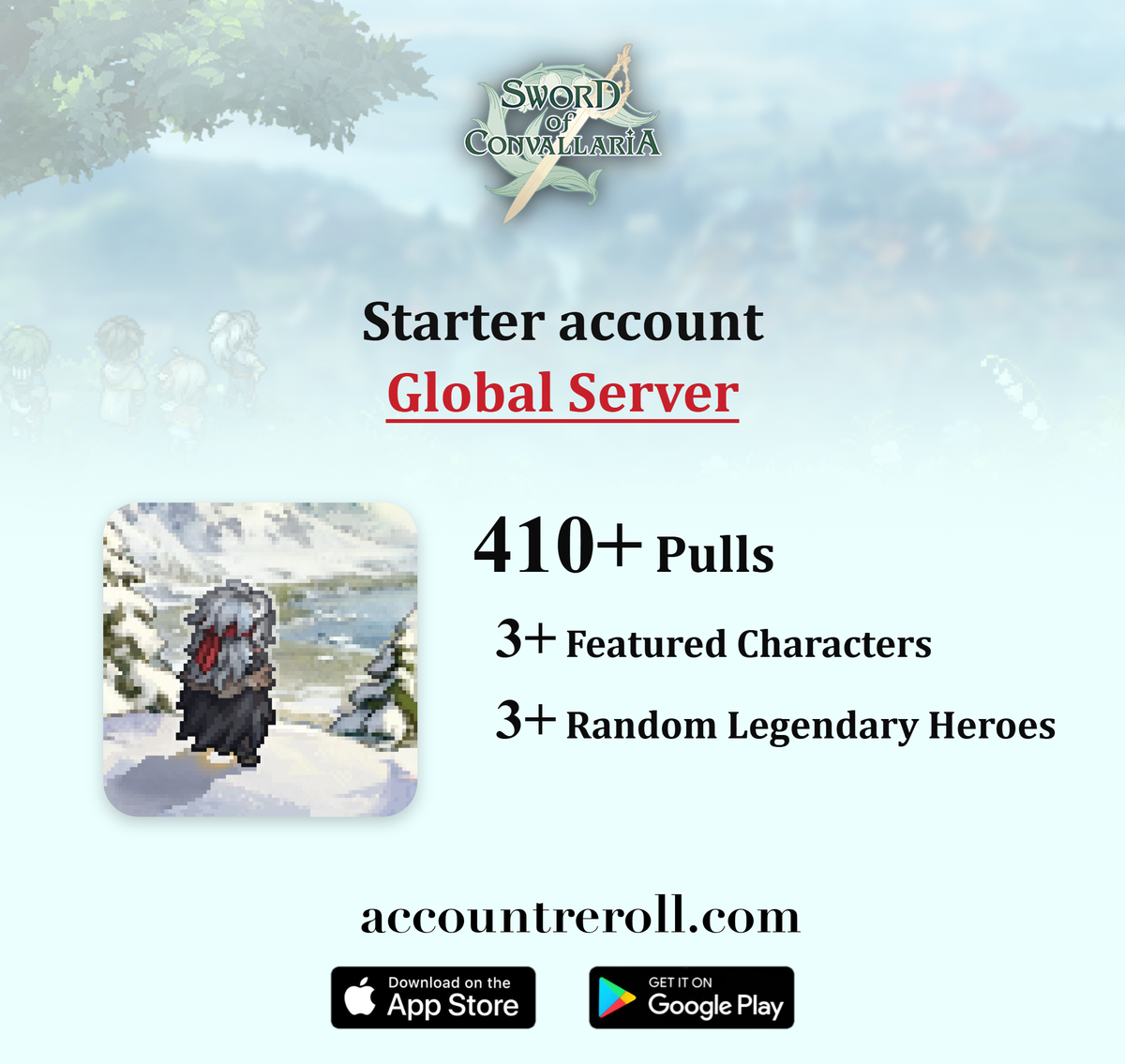 Sword of Convallaria Starter Account with Pulls [Global]