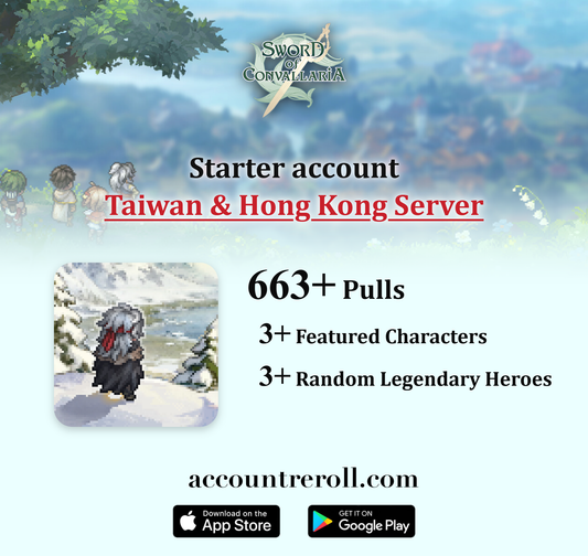 Sword of Convallaria Starter Account with Pulls [Taiwan & Hong Kong]