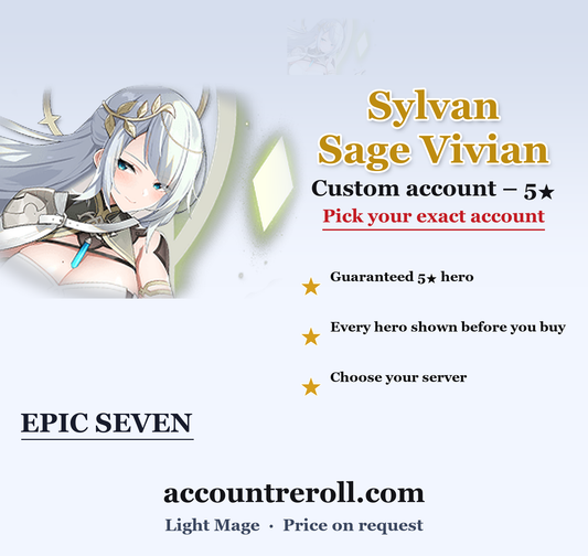 Sylvan Sage Vivian Epic Seven Custom Account