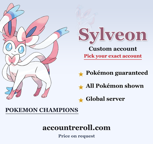 Sylveon Pokemon Champions Custom Account