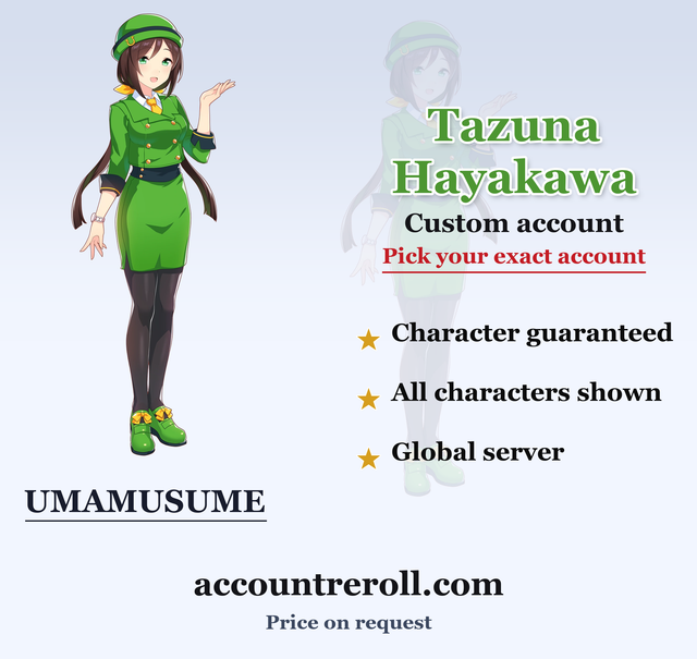 Tazuna Hayakawa Umamusume Custom Account