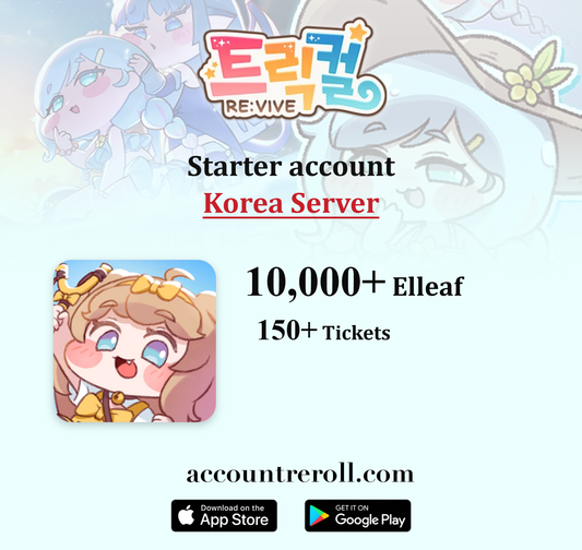 Trickcal RE:VIVE Starter Account with Elleaf [Korea]