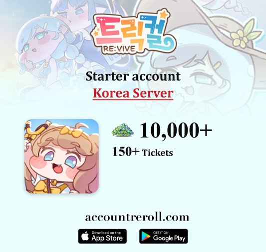 Trickcal RE:VIVE Starter Account with Elleaf [Korea]