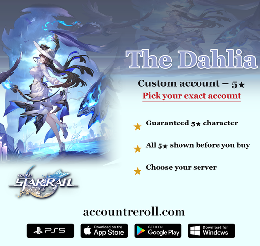 The Dahlia Honkai Star Rail Custom Account