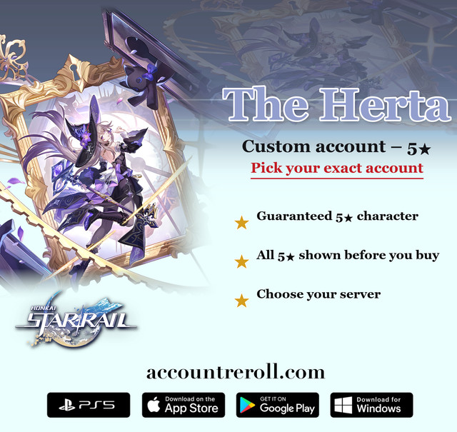 The Herta Honkai Star Rail Custom Account
