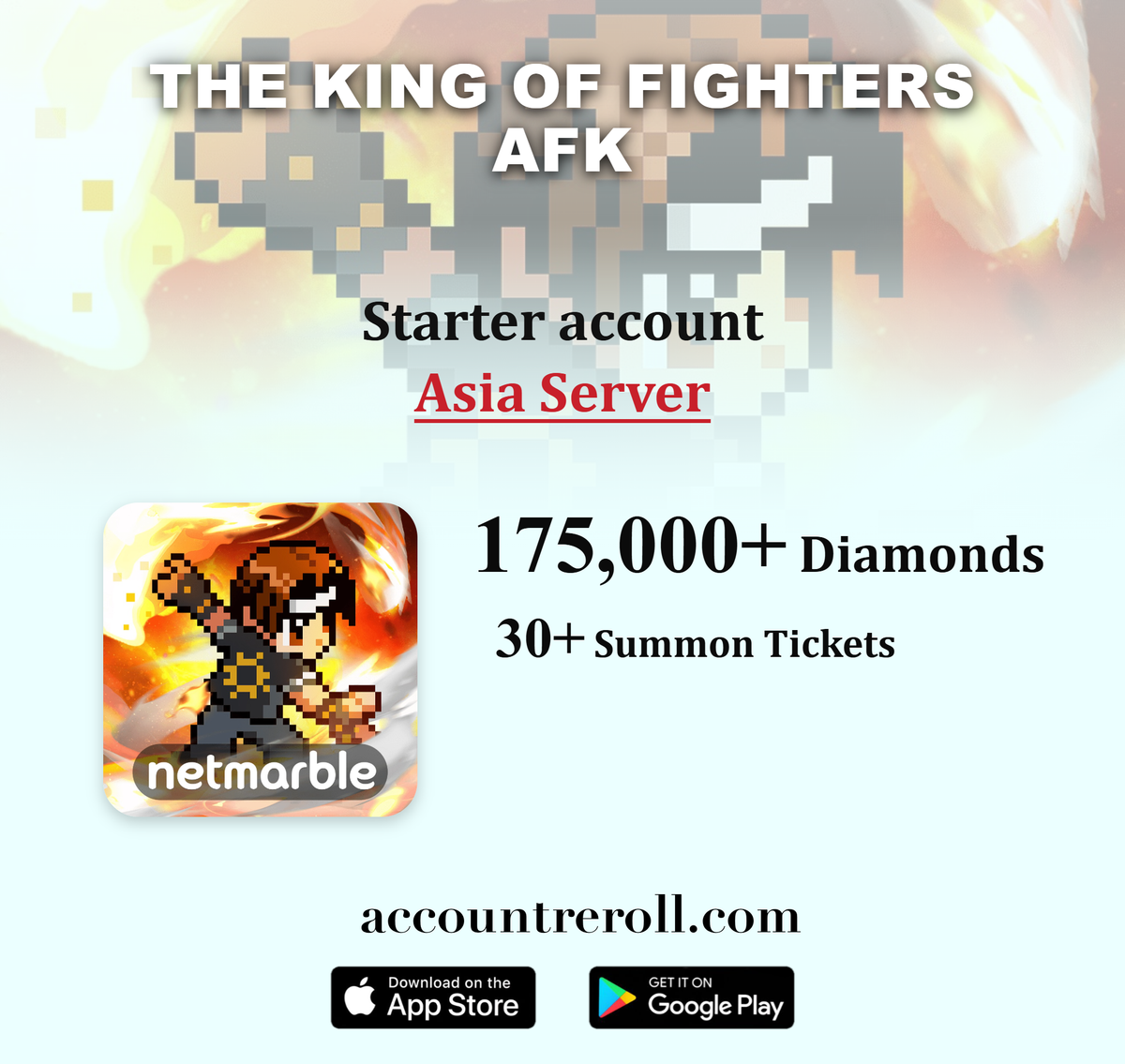 THE KING OF FIGHTERS AFK Starter Account [Asia]