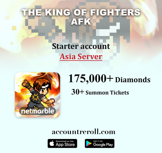 THE KING OF FIGHTERS AFK Starter Account [Asia]