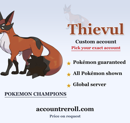 Thievul Pokemon Champions Custom Account