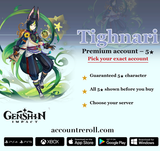 Tighnari Genshin Impact Premium Custom Account