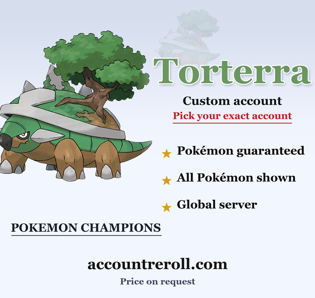 Torterra Pokemon Champions Custom Account