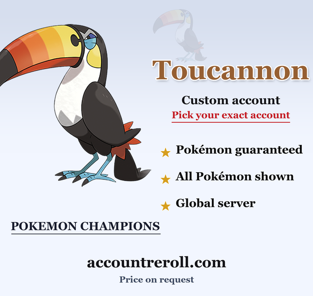 Toucannon Pokemon Champions Custom Account