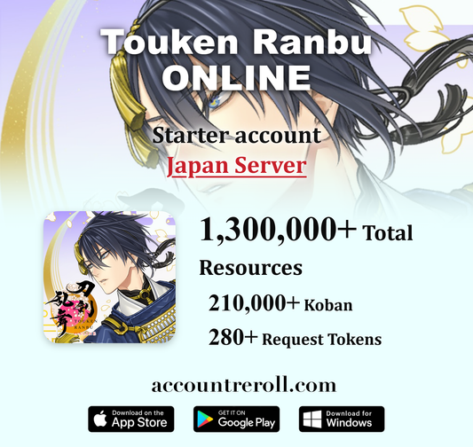 Touken Ranbu ONLINE Starter Account [Japan]