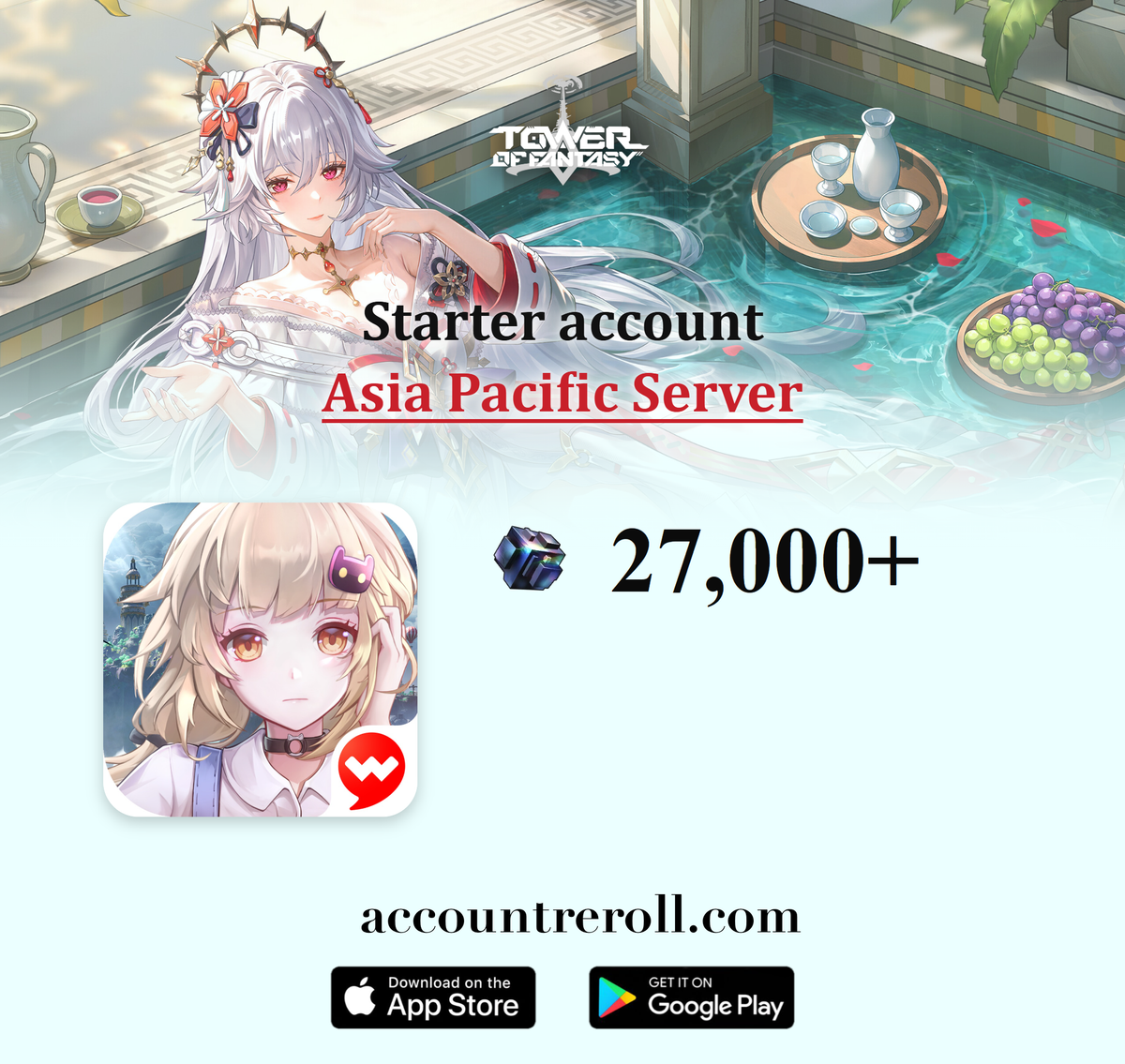 Tower of Fantasy Starter Account with Resources [Asia Pacific]