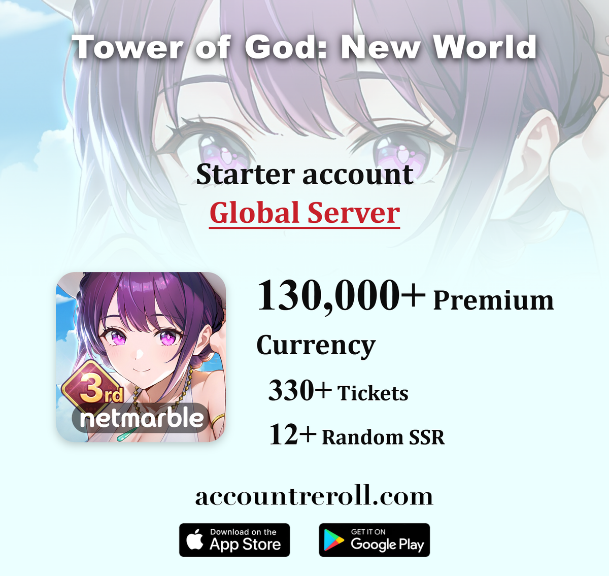 Tower of God: New World Starter Account [Global]