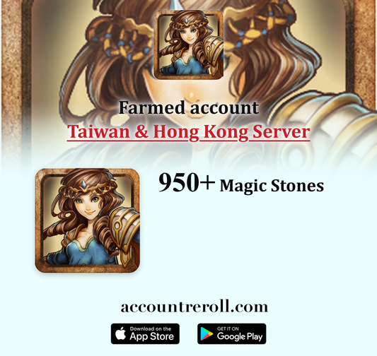 Tower of Saviors Farmed Account with Magic Stones [Taiwan & Hong Kong]
